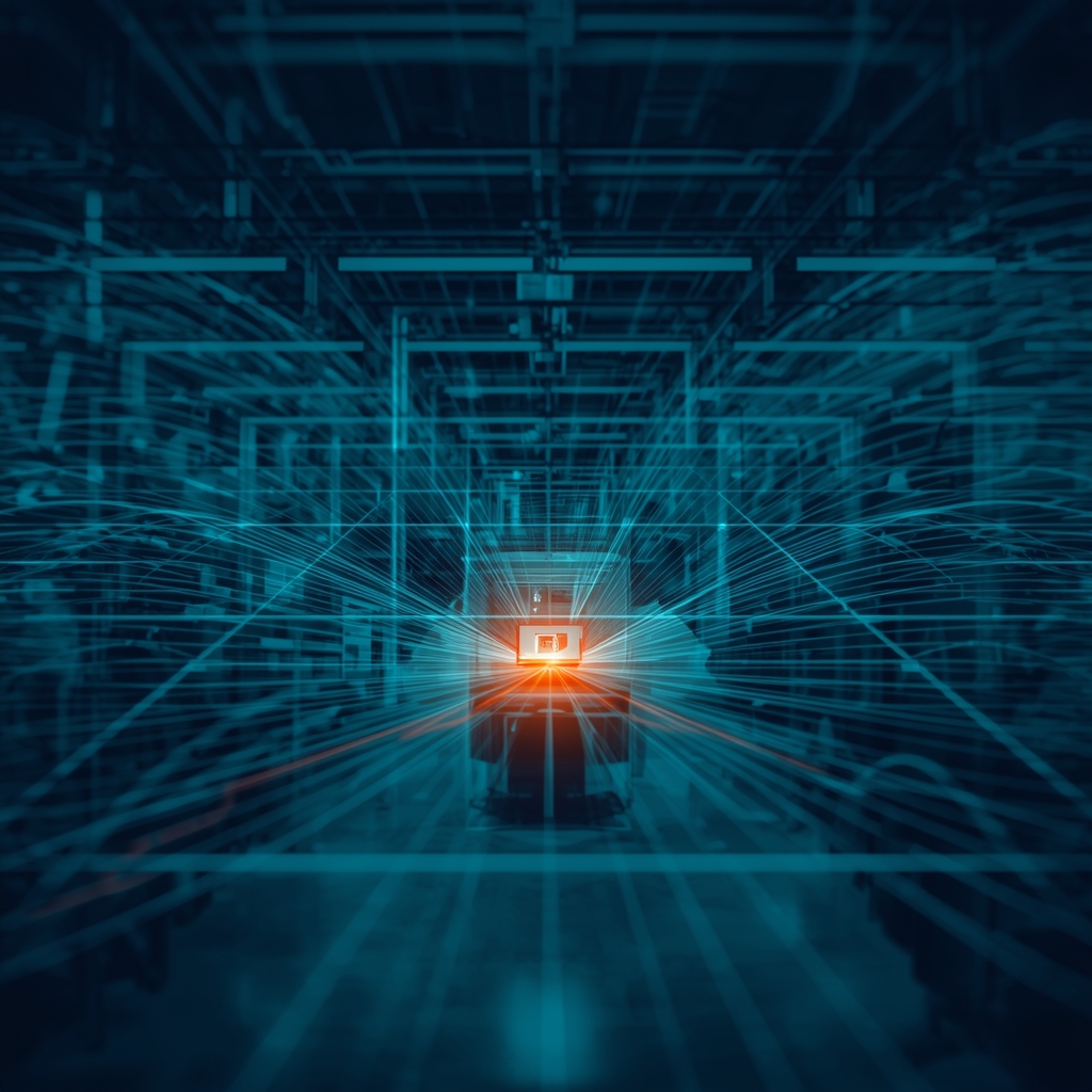 lucid origin A photorealistic composite visual showing a bustling modern manufacturing floor 1 c07a29de 93ea 442b b5c3 07e4b0da04ba